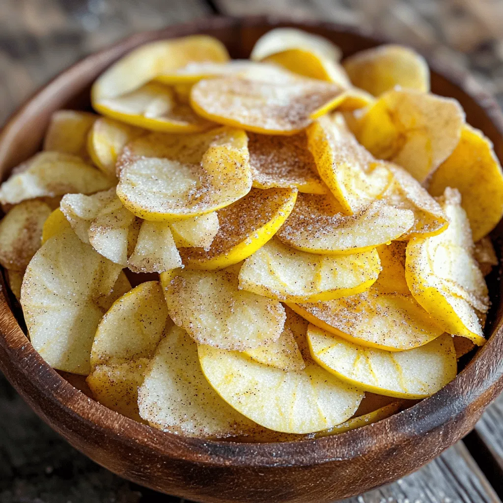 Cinnamon Sugar Apple Chips Simple and Delicious Snack