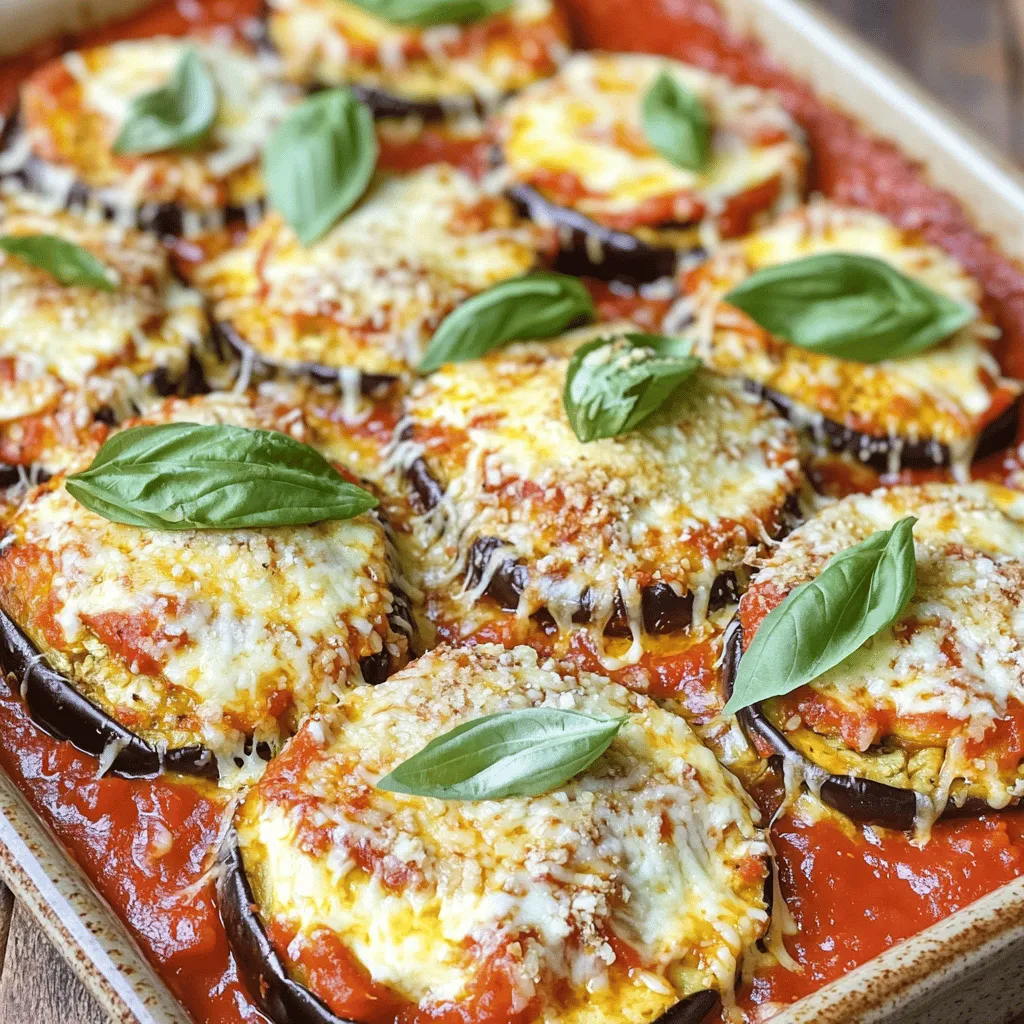 Baked Eggplant Parmesan Savory and Simple Recipe
