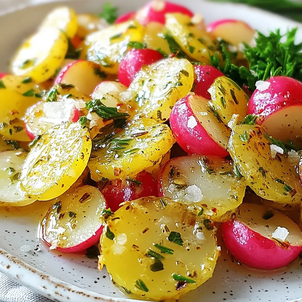 Garlic Butter Roasted Radishes Simple and Tasty Dish