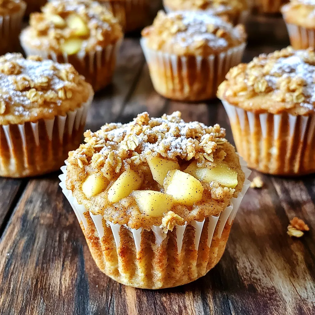 Apple Cinnamon Crumble Muffins Fresh and Tasty Treat