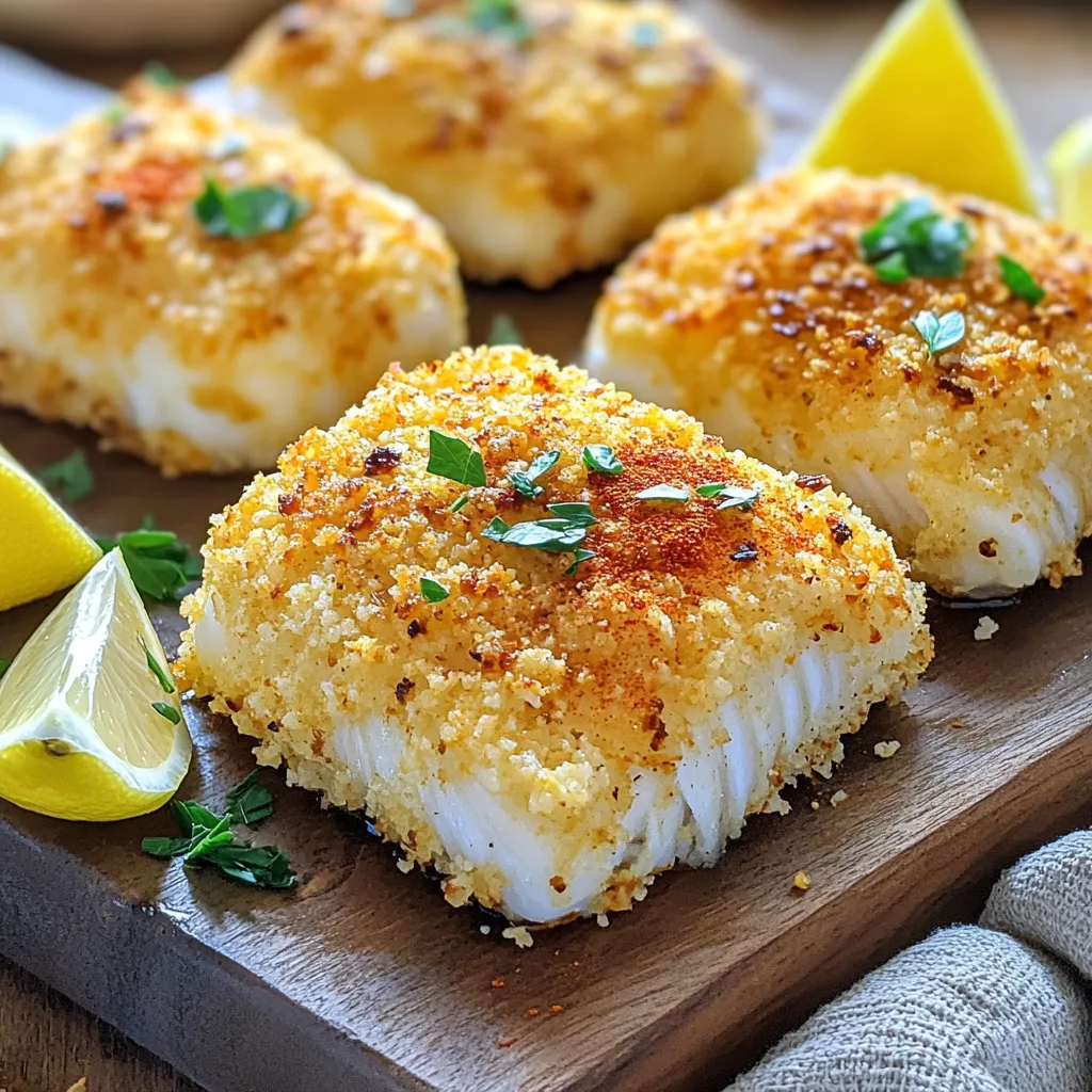 Air Fryer Parmesan Crusted Cod Crispy and Tasty Dish