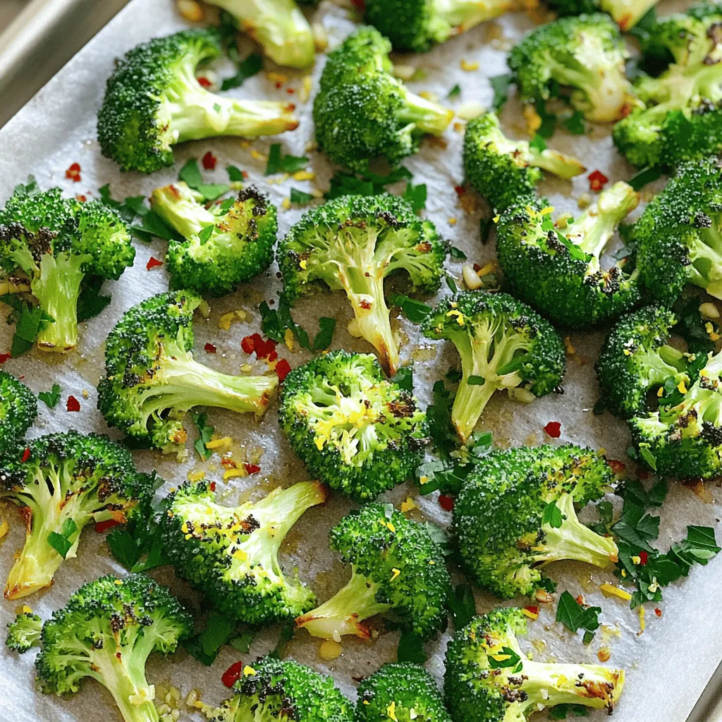 Lemon Garlic Roasted Broccoli Simple and Flavorful Dish