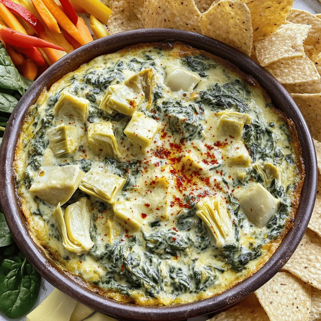 Creamy Spinach Artichoke Dip Tasty and Simple Recipe