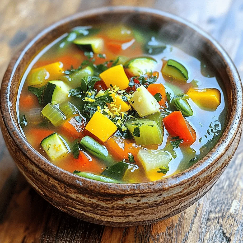 Classic Vegetable Soup Flavorful and Wholesome Recipe