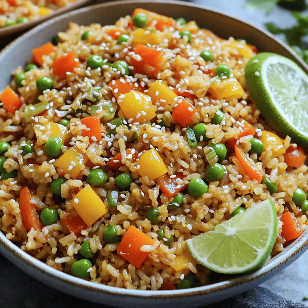 Easy Vegetable Fried Rice Quick and Tasty Meal
