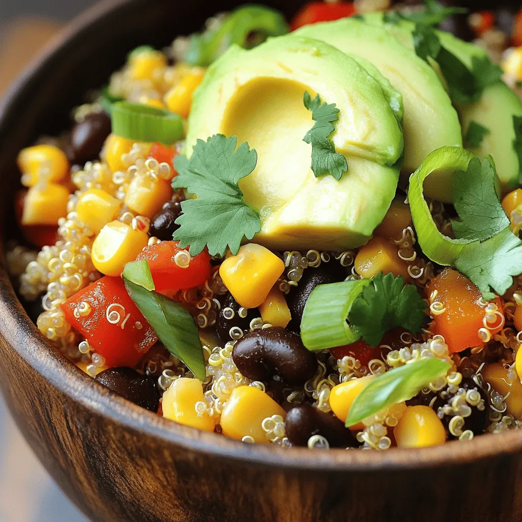 Savory Quinoa and Black Bean Bowl Easy Flavorful Meal
