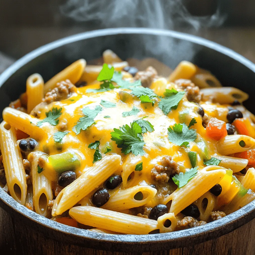 One Pot Taco Pasta Flavorful and Easy Recipe