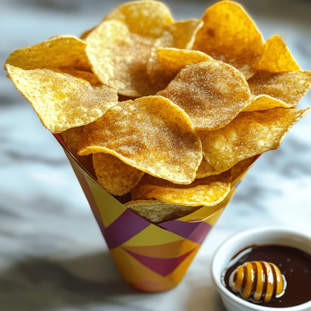 Cinnamon Sugar Tortilla Chips Crunchy and Sweet Treat
