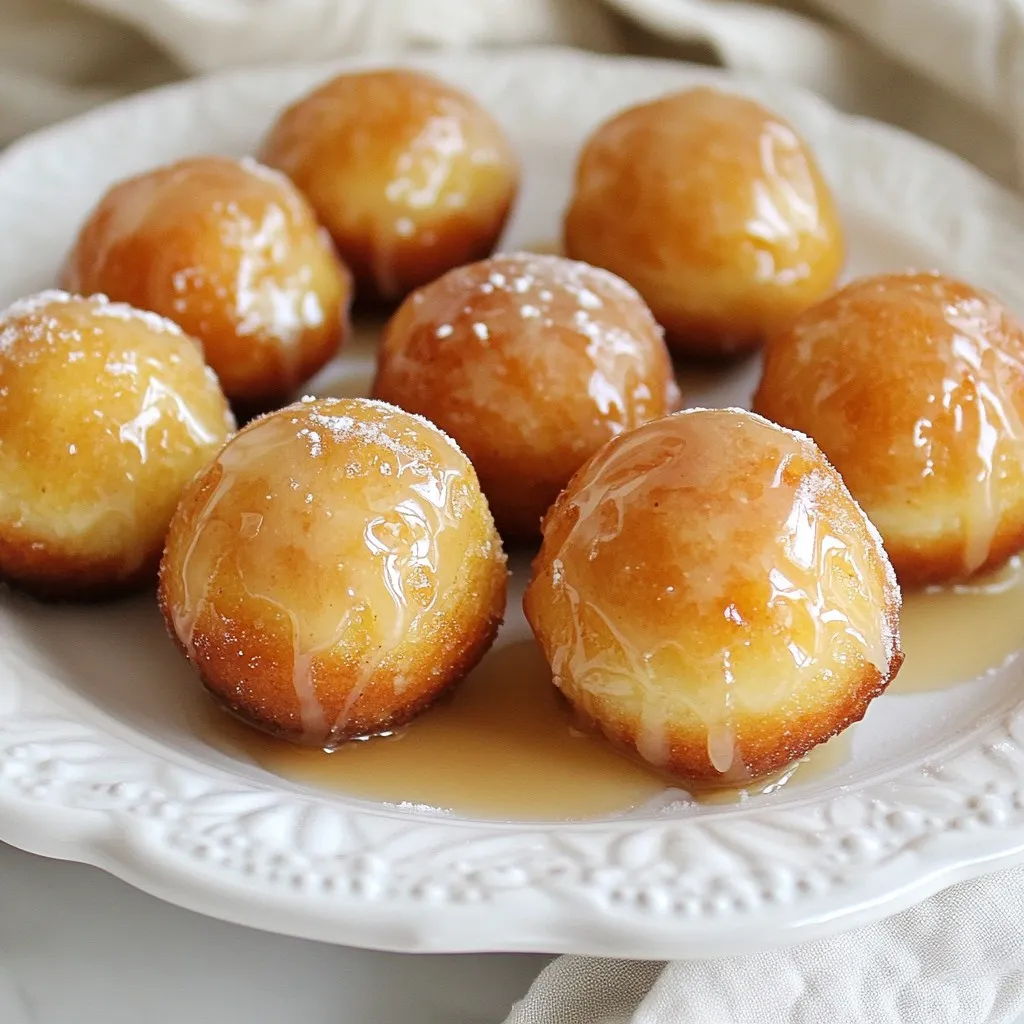 Maple Glazed Donut Holes Sweet and Simple Treat