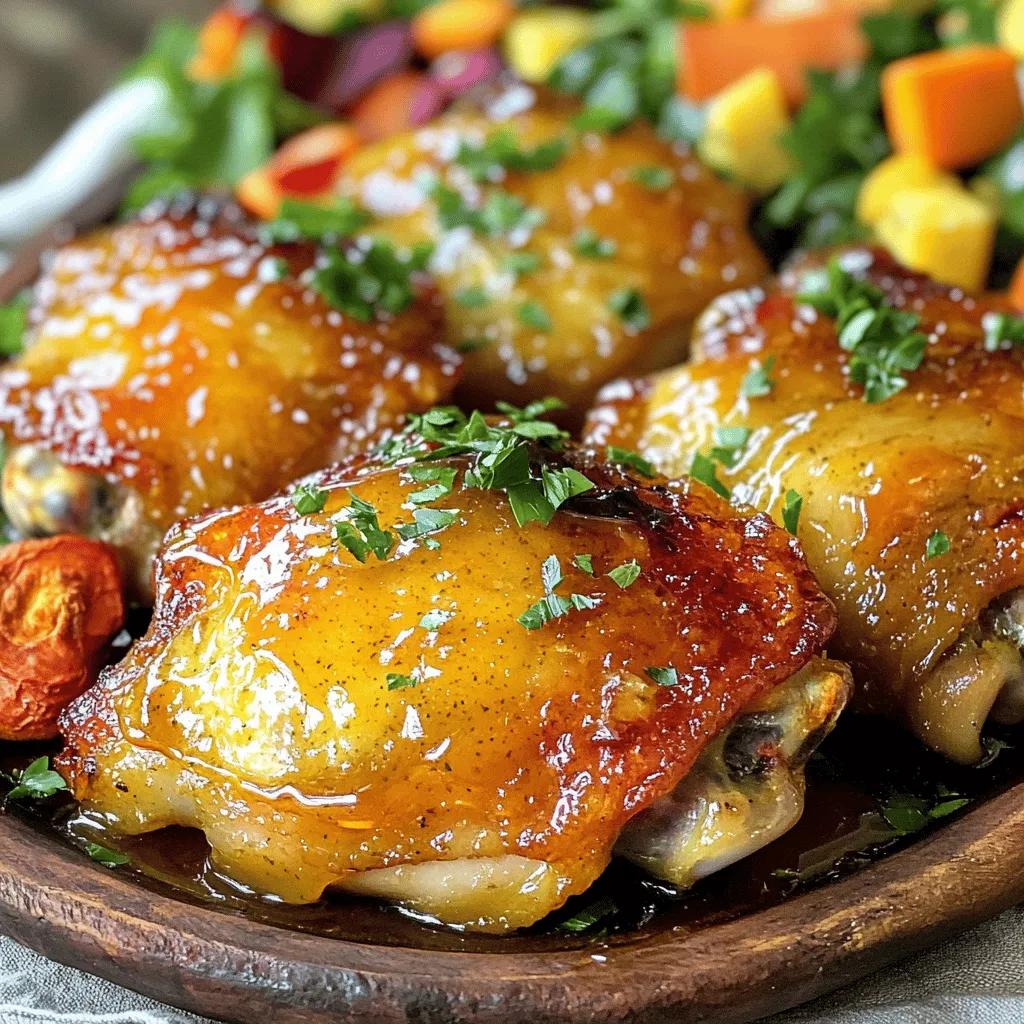 Honey Mustard Chicken Thighs Juicy and Flavorful Dish