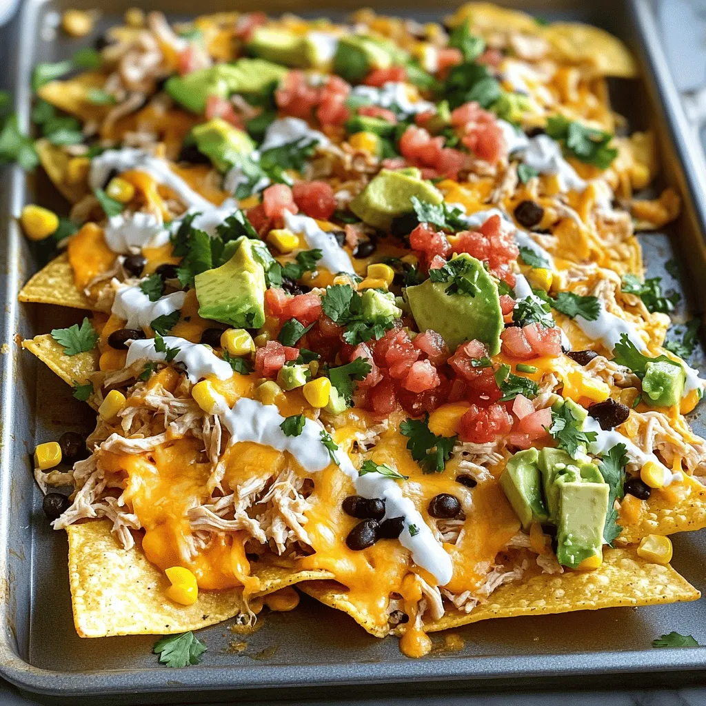 Loaded Chicken Nachos Flavorful and Satisfying Dish