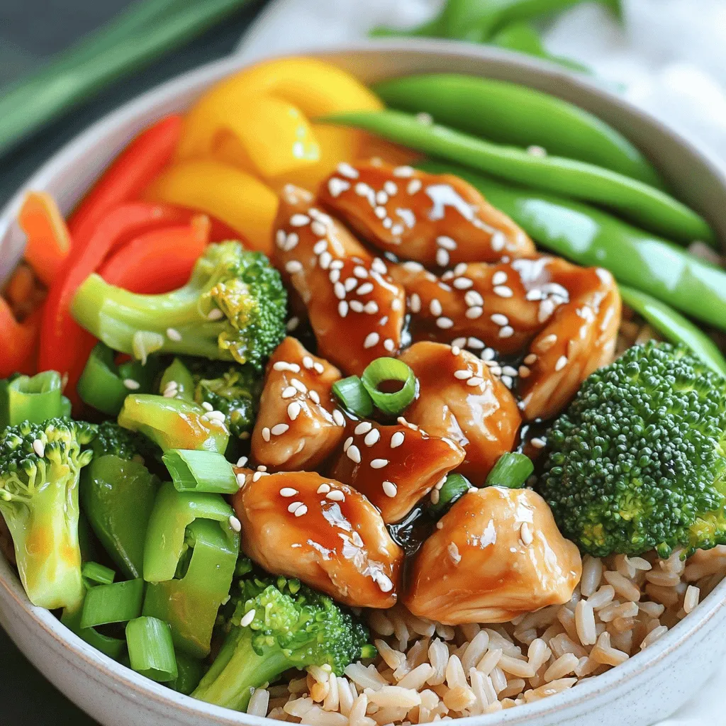 Teriyaki Chicken Bowls Flavorful and Fun Meal Idea