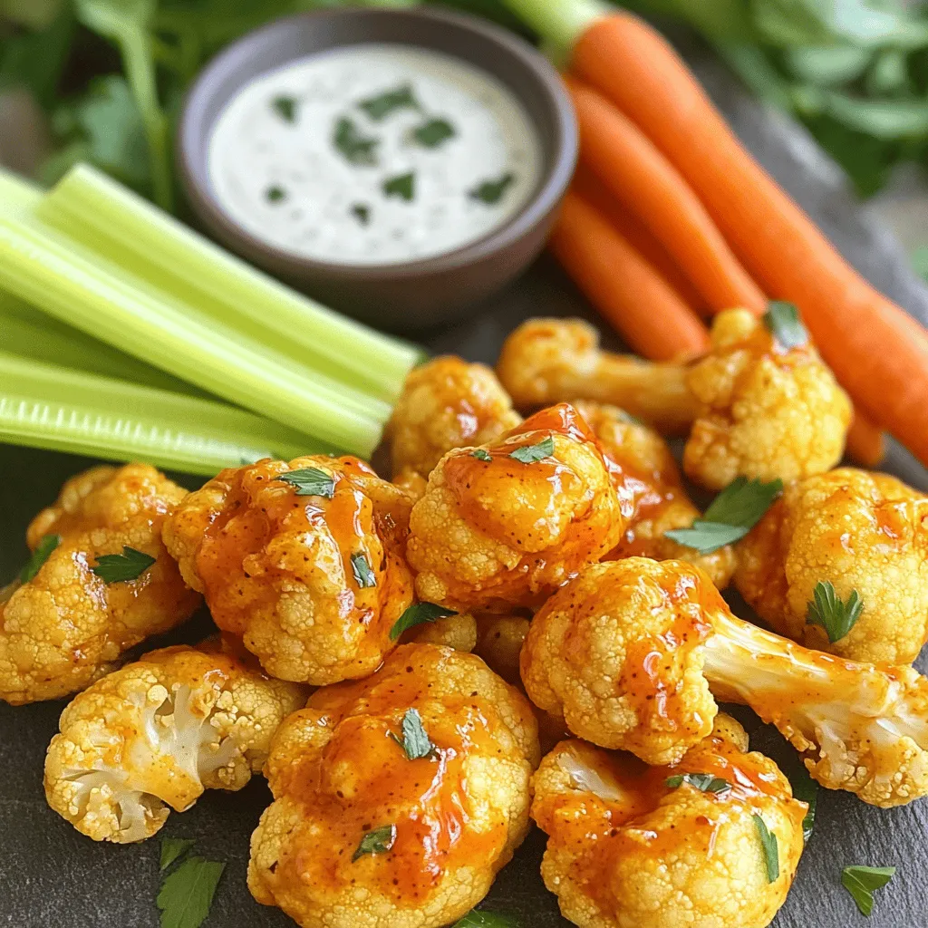 Vegan Cauliflower Buffalo Wings Tasty and Simple Recipe