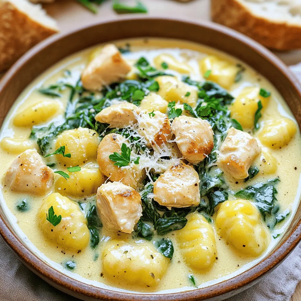 Quick Creamy Chicken Gnocchi Savory and Easy Dish