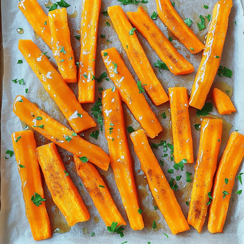 Maple Glazed Carrot Fries Savory and Simple Snack