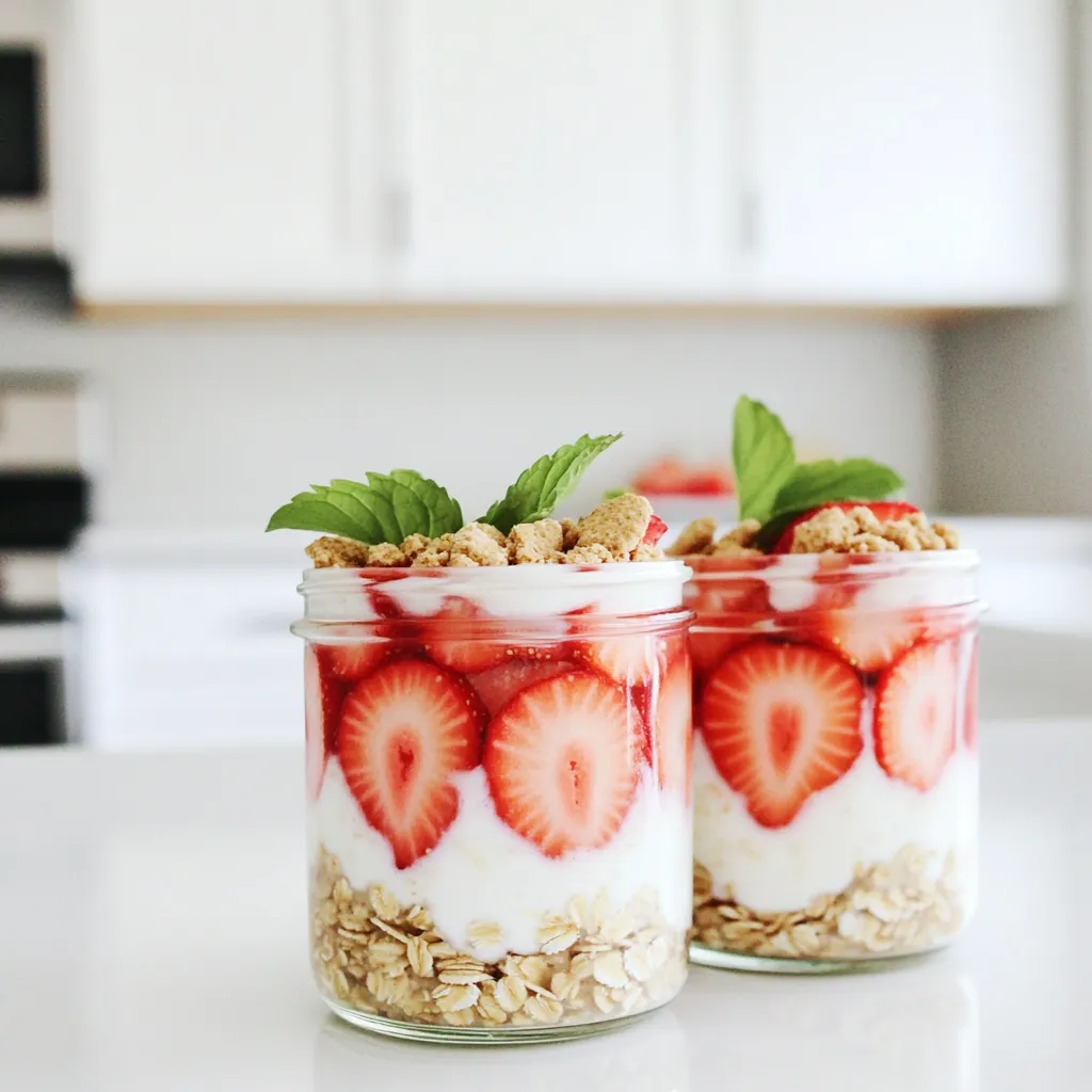 Strawberry Shortcake Overnight Oats Simple Recipe