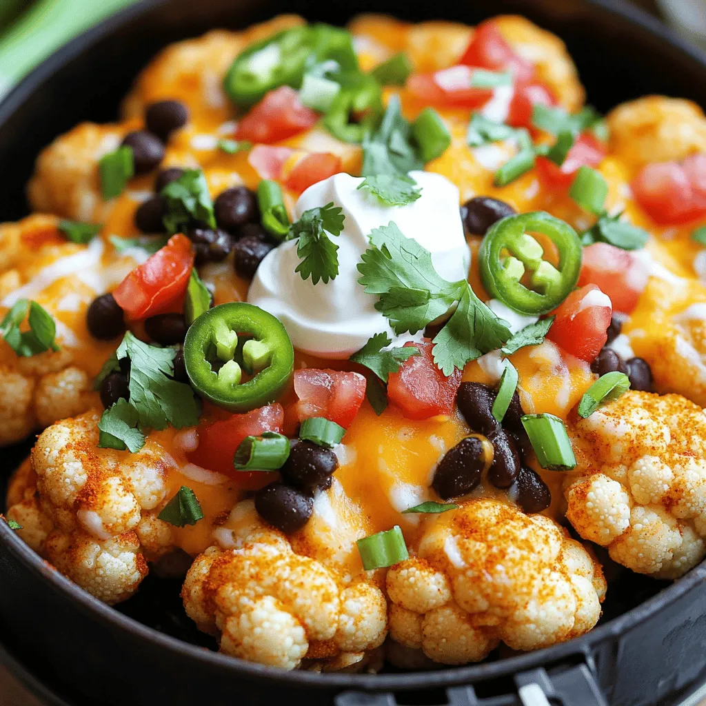 Air Fryer Nacho Cauliflower Easy and Tasty Recipe