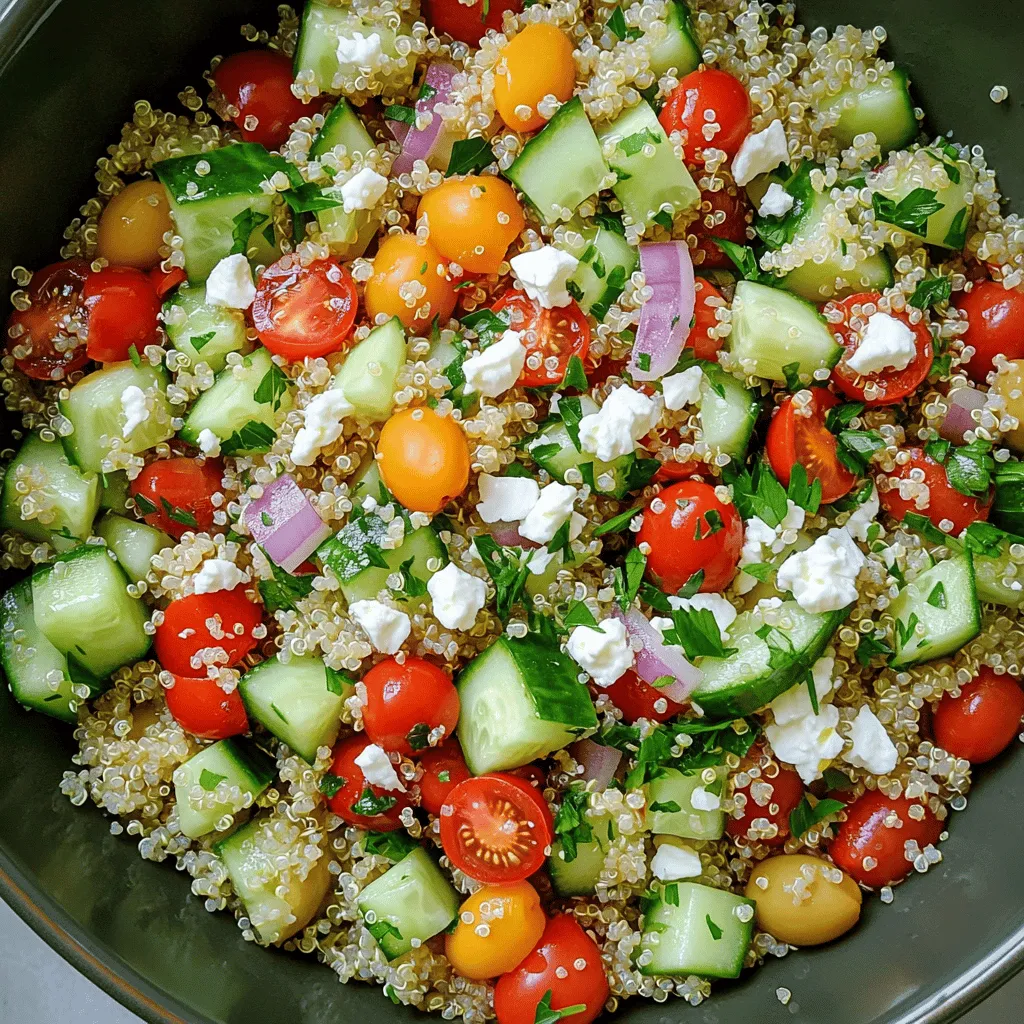Savory Quinoa Salad with Feta Simple and Fresh Dish
