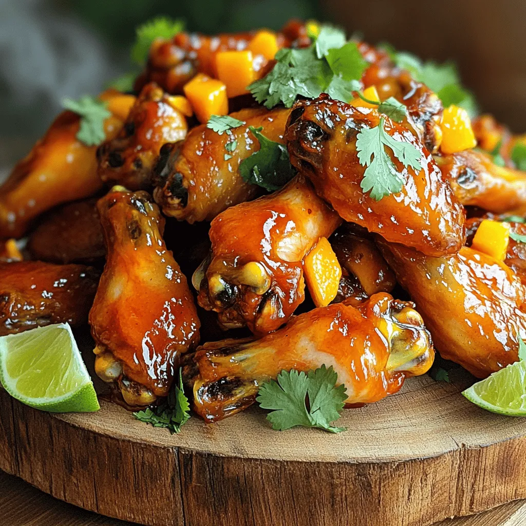 Mango Habanero Chicken Wings Spicy and Flavorful Treat