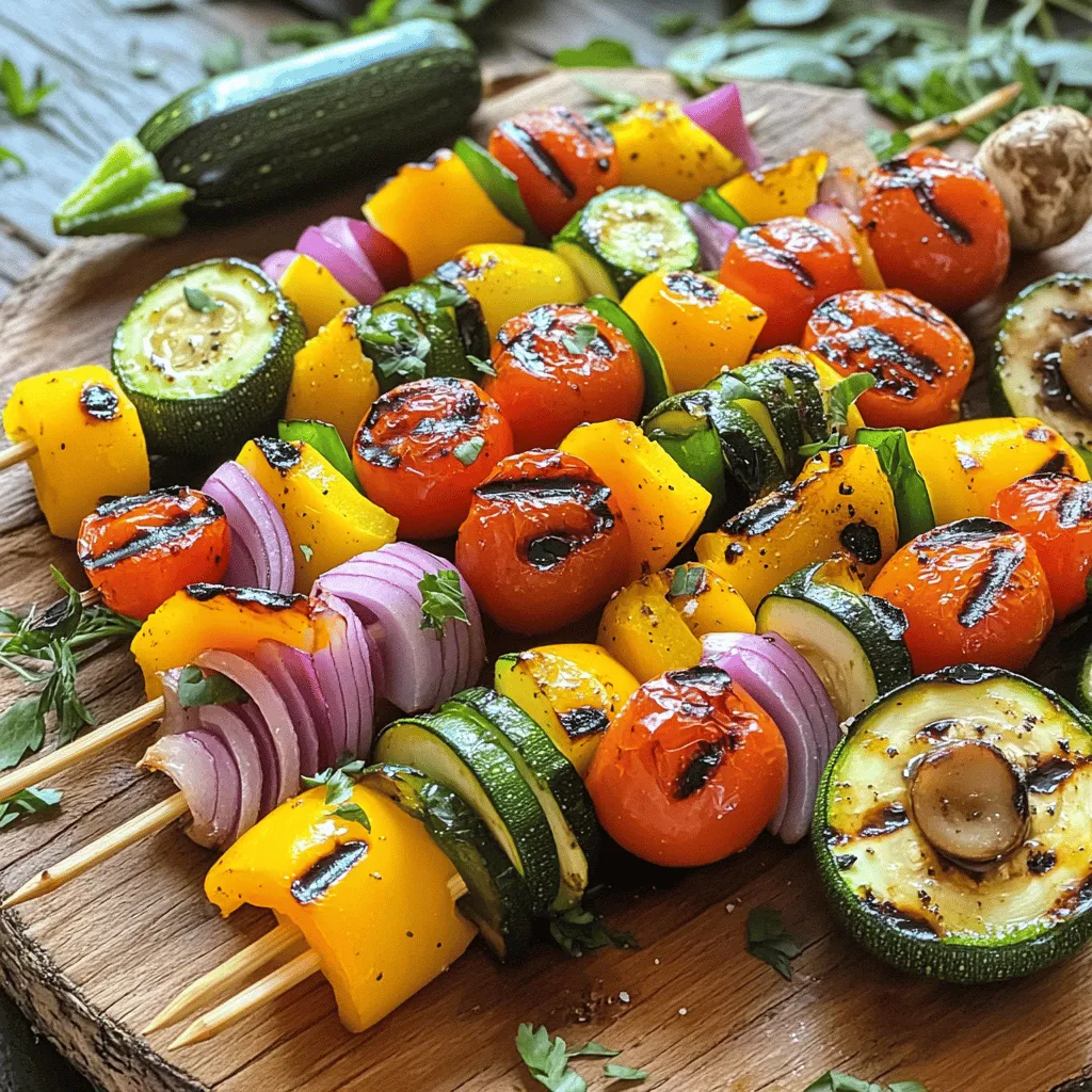 Grilled Vegetable Skewers Simple and Tasty Recipe