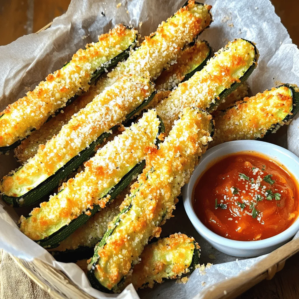 Crispy Parmesan Zucchini Fries Simple and Tasty Snack