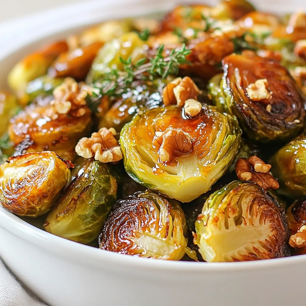 Maple Glazed Brussels Sprouts Tasty and Simple Recipe