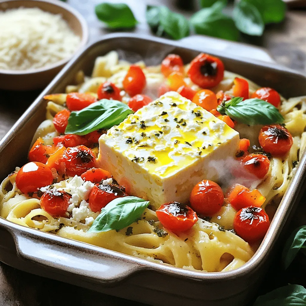 Baked Feta Pasta Simple and Flavorful Dish
