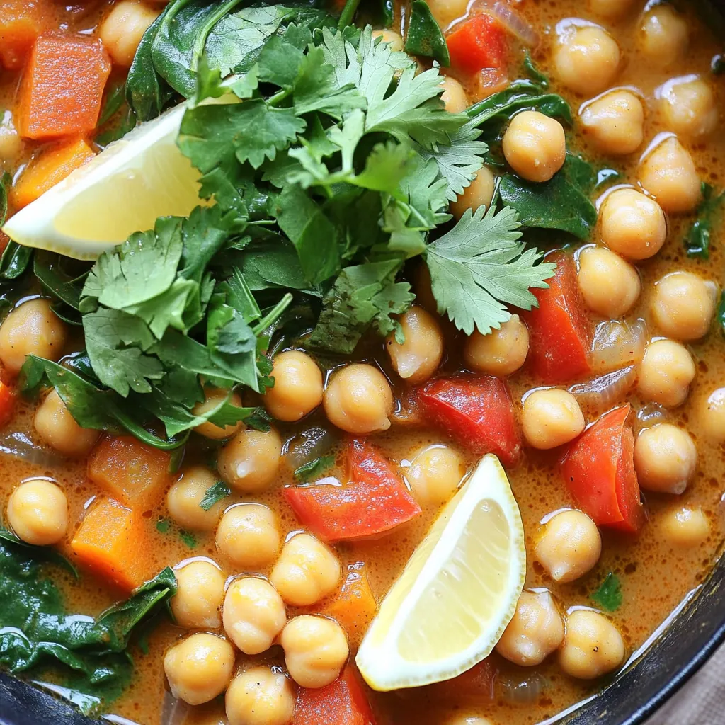 One Pot Moroccan Chickpea Stew Flavorful and Simple