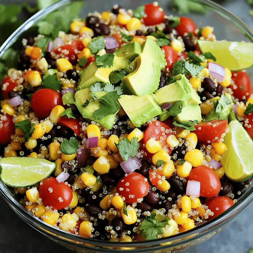 Spicy Southwest Quinoa Salad Flavorful and Healthy Dish