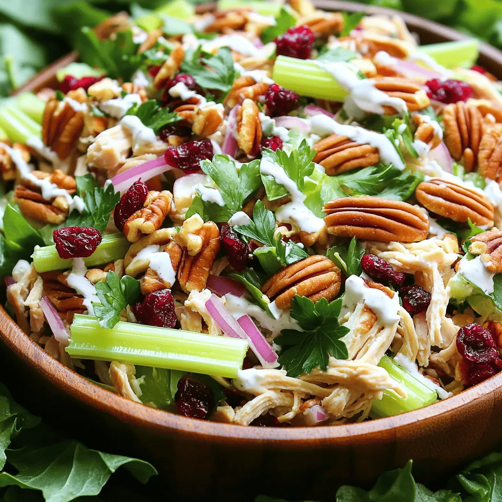 Cranberry Pecan Chicken Salad Fresh and Flavorful Dish