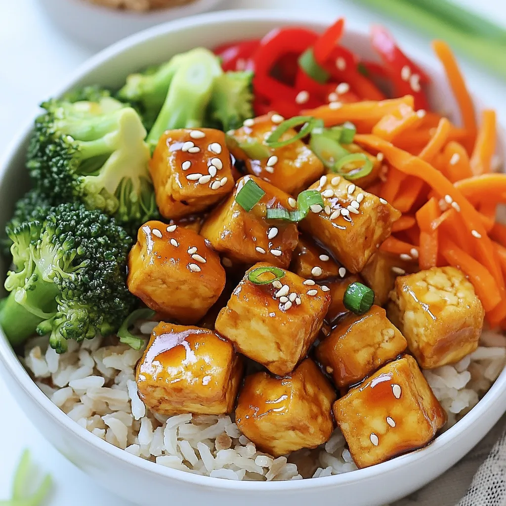 Sweet Teriyaki Tofu Bowls Delicious and Healthy Meal