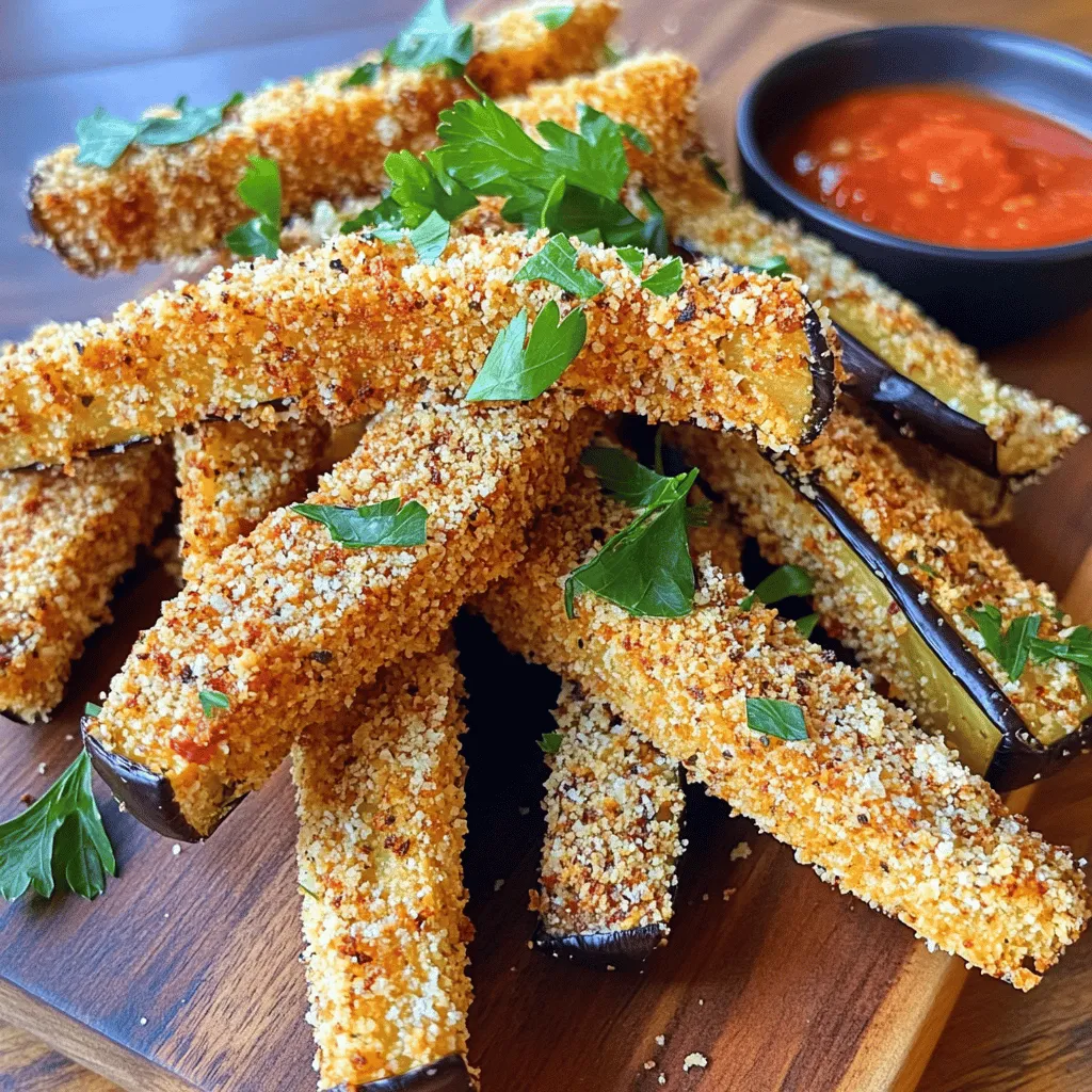 Baked Eggplant Fries Crispy and Nutritious Delight