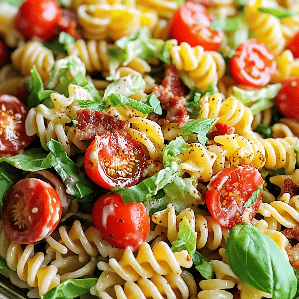 Classic BLT Pasta Salad Fresh and Flavorful Delight