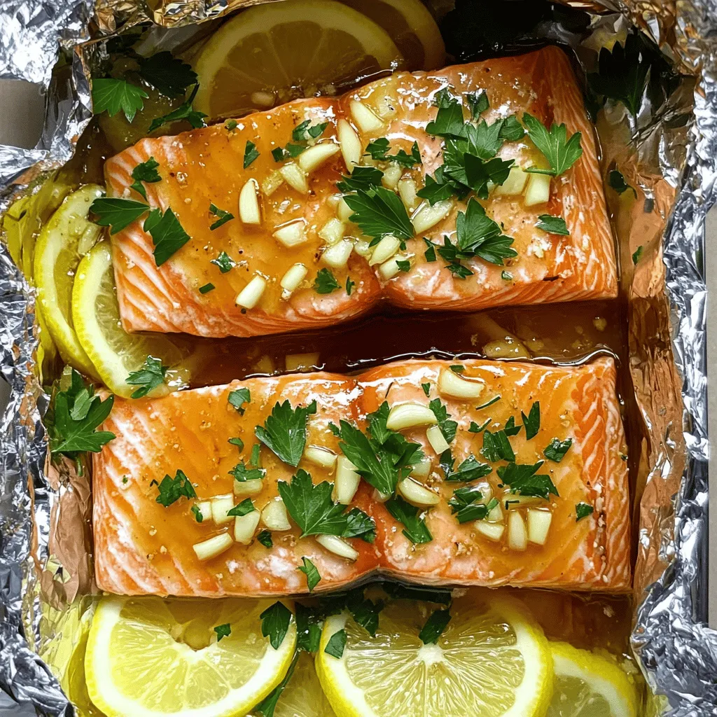 Honey Garlic Butter Salmon in Foil Flavorful Delight