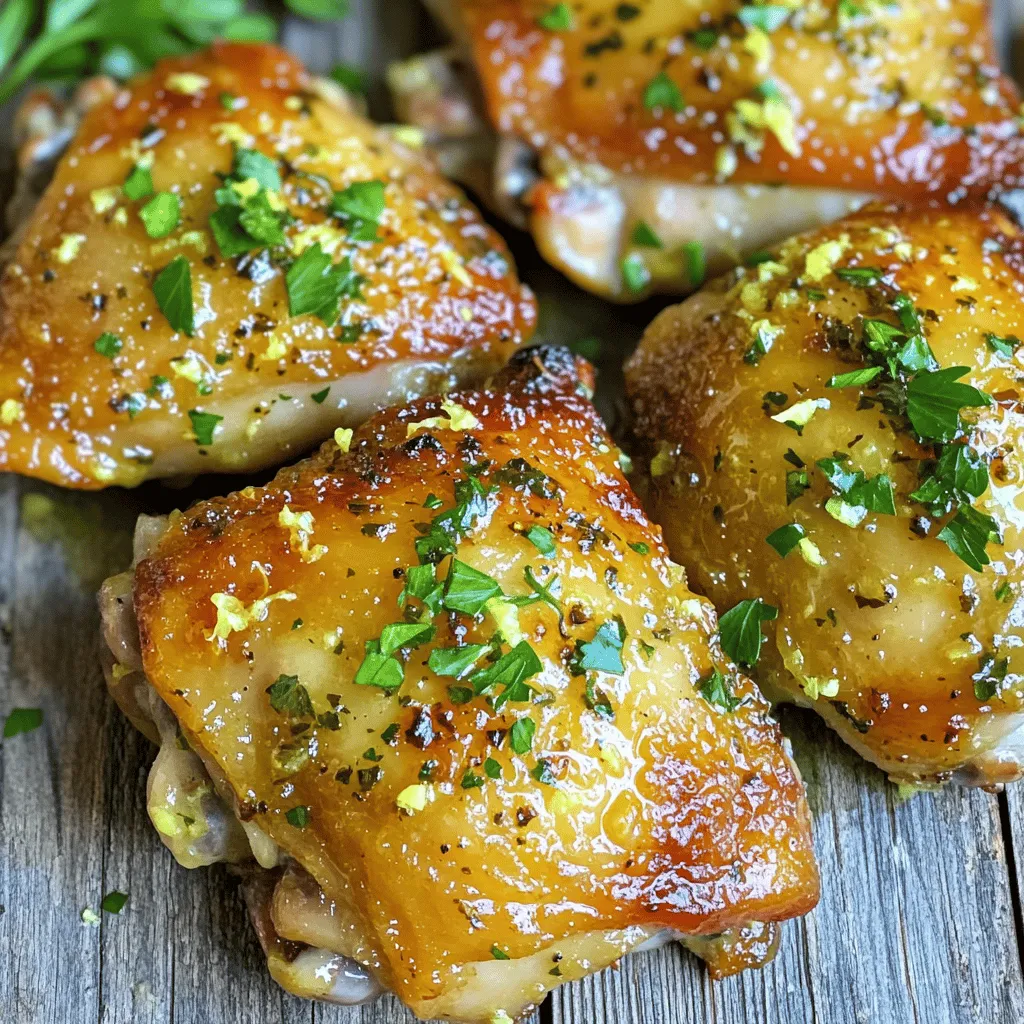 Lemon Garlic Chicken Thighs Flavorful and Easy Recipe