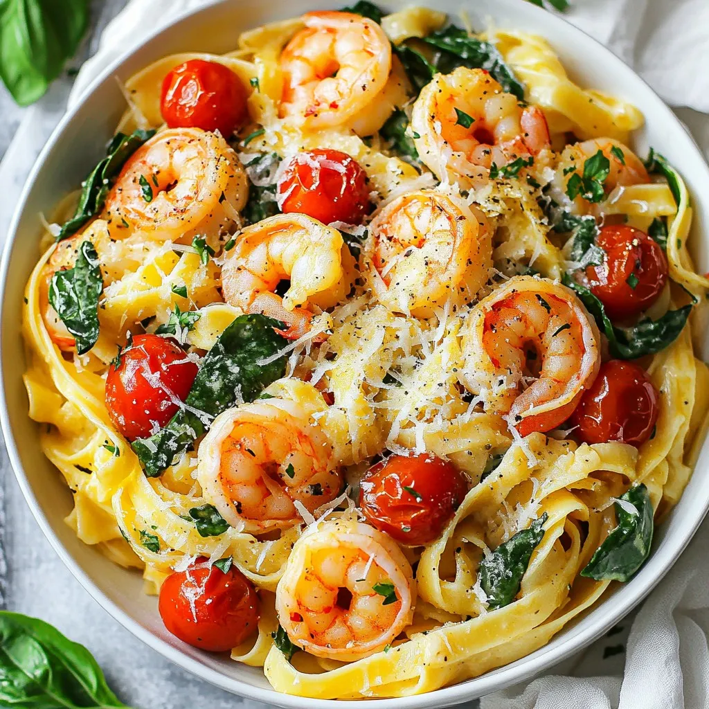 Tuscan Shrimp Pasta Flavorful and Hearty Delight