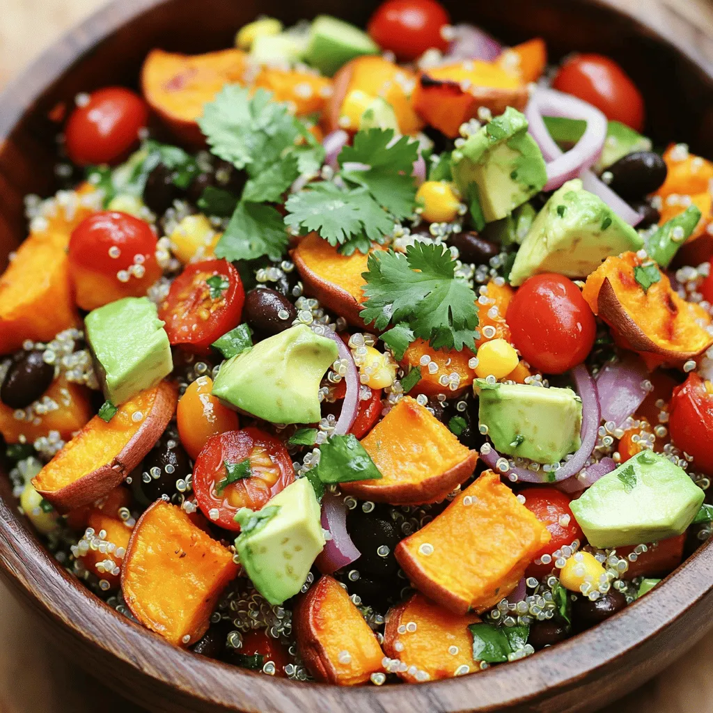 Roasted Sweet Potato Quinoa Salad Flavorful and Healthy