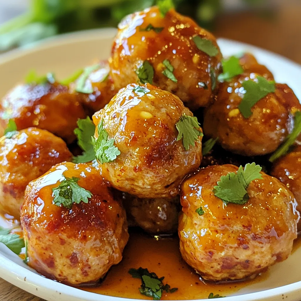Sweet Chili Turkey Meatballs Tasty Weeknight Meal