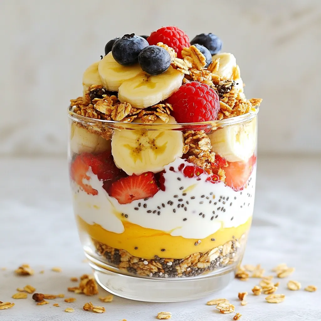 Creamy Sunflower Butter Breakfast Parfait Delight