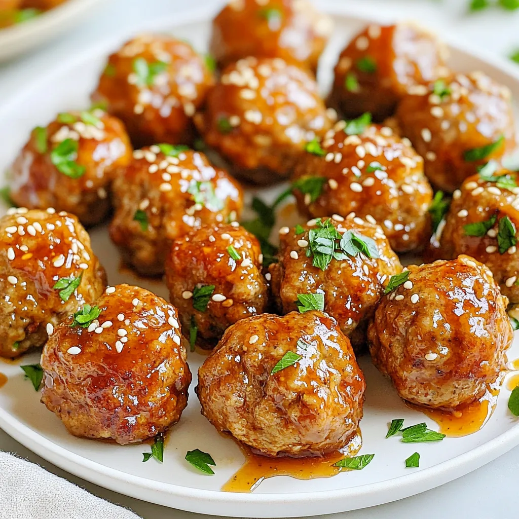 Honey Garlic Glazed Meatballs Easy and Flavorful Recipe