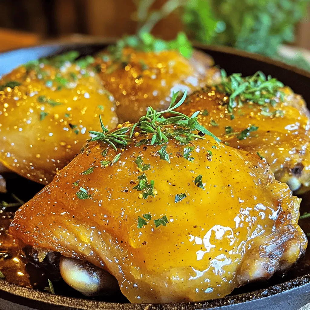 Honey Mustard Chicken Thighs Simple and Tasty Delight