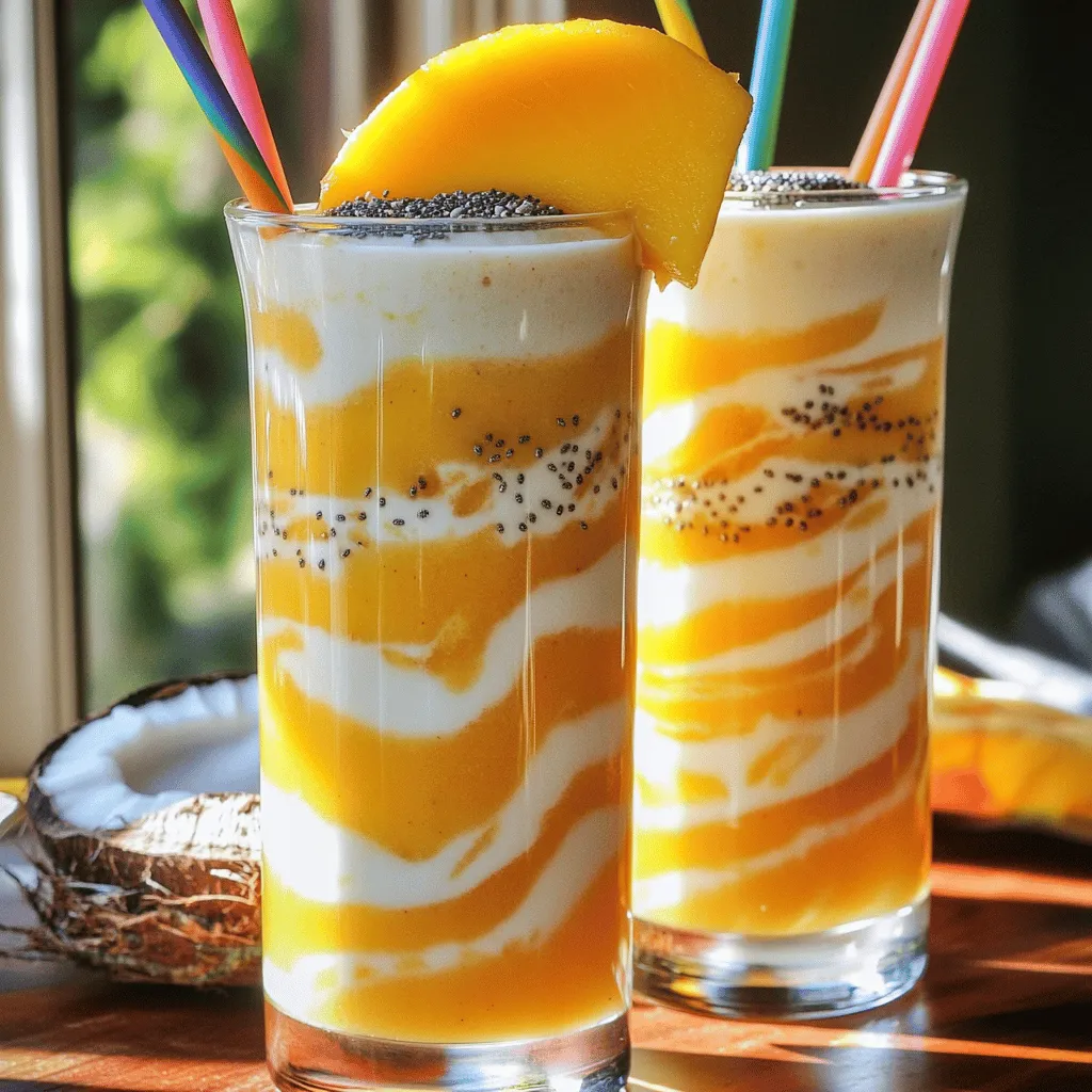 Mango Pineapple Smoothie Refreshing and Healthy Treat