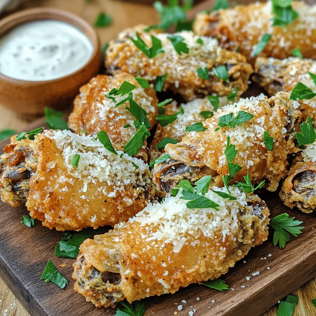 Homemade Garlic Parmesan Wings Flavorful and Easy Recipe
