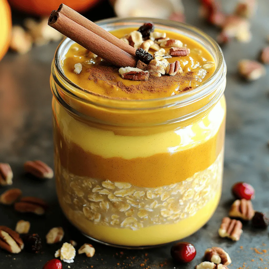 Pumpkin Spice Overnight Oats Delightful and Easy Recipe