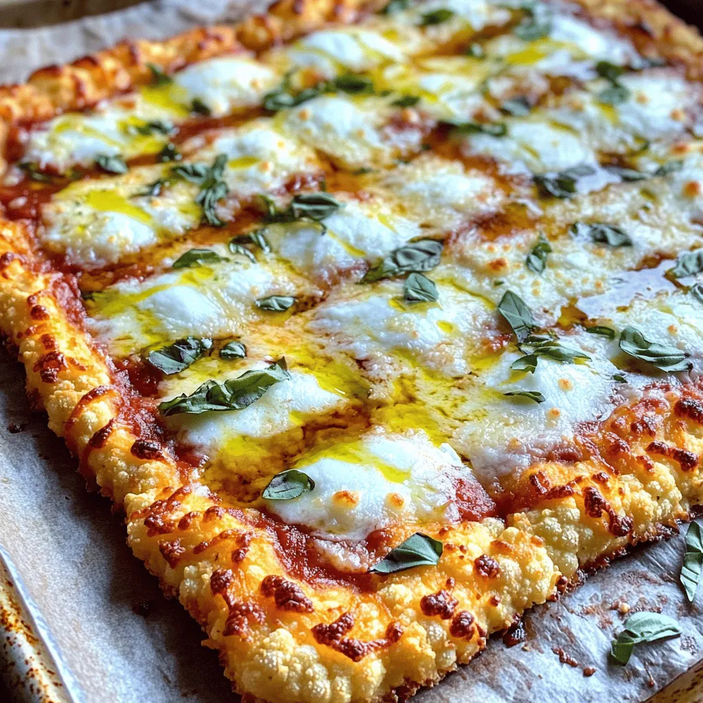 Cauliflower Pizza Crust Simple and Healthy Recipe