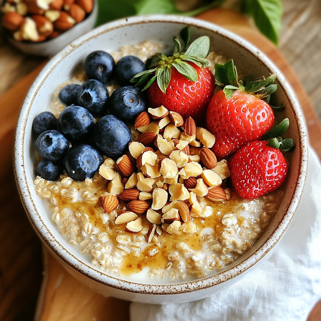 Nutty Make-Ahead Hazelnut Overnight Oats Delight