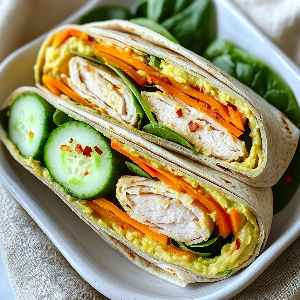 Savory Meal Prep Turkey and Avocado Wraps Recipe