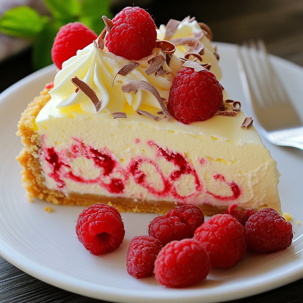 Raspberry White Chocolate Cheesecake Rich and Creamy Delight