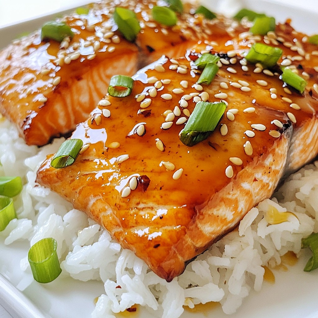 Honey Garlic Glazed Salmon Savory and Simple Dish