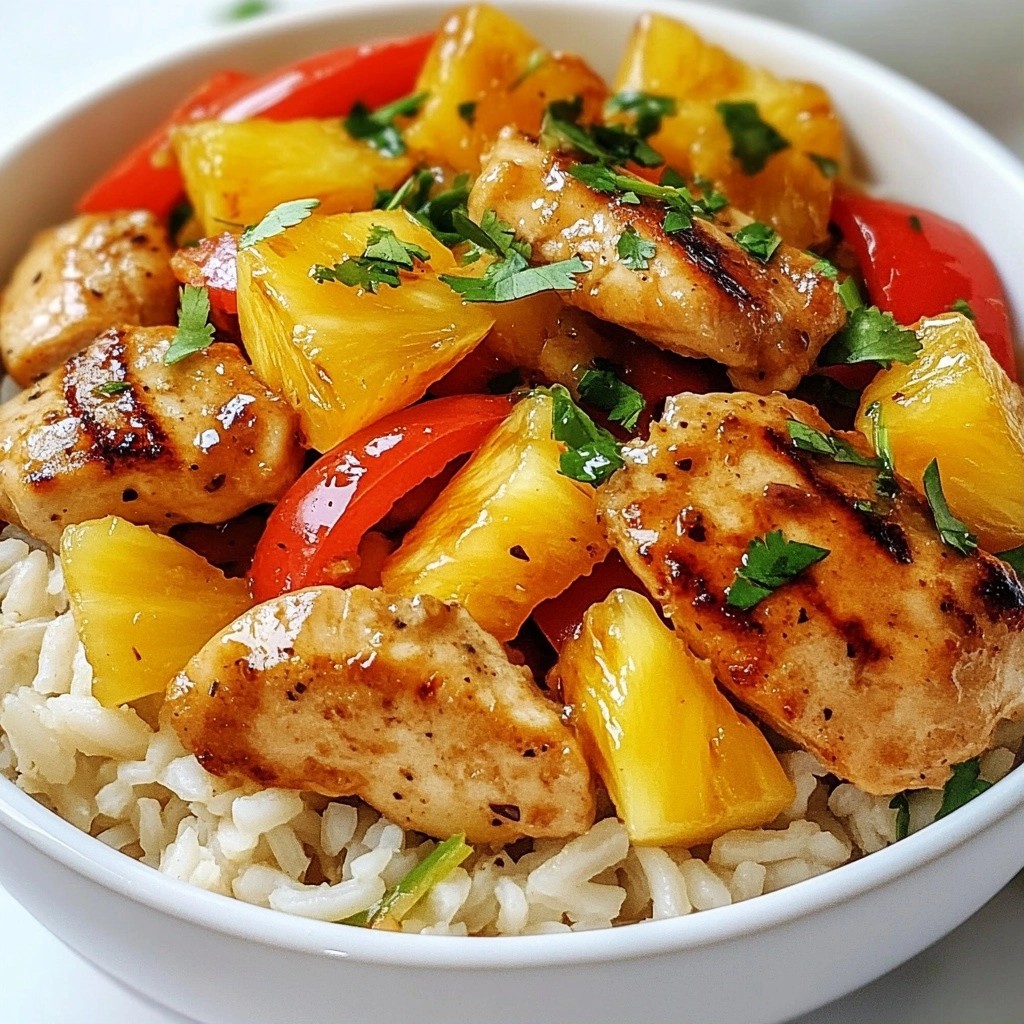 Zesty Meal Prep Pineapple Chicken Bowls Perfect Delight